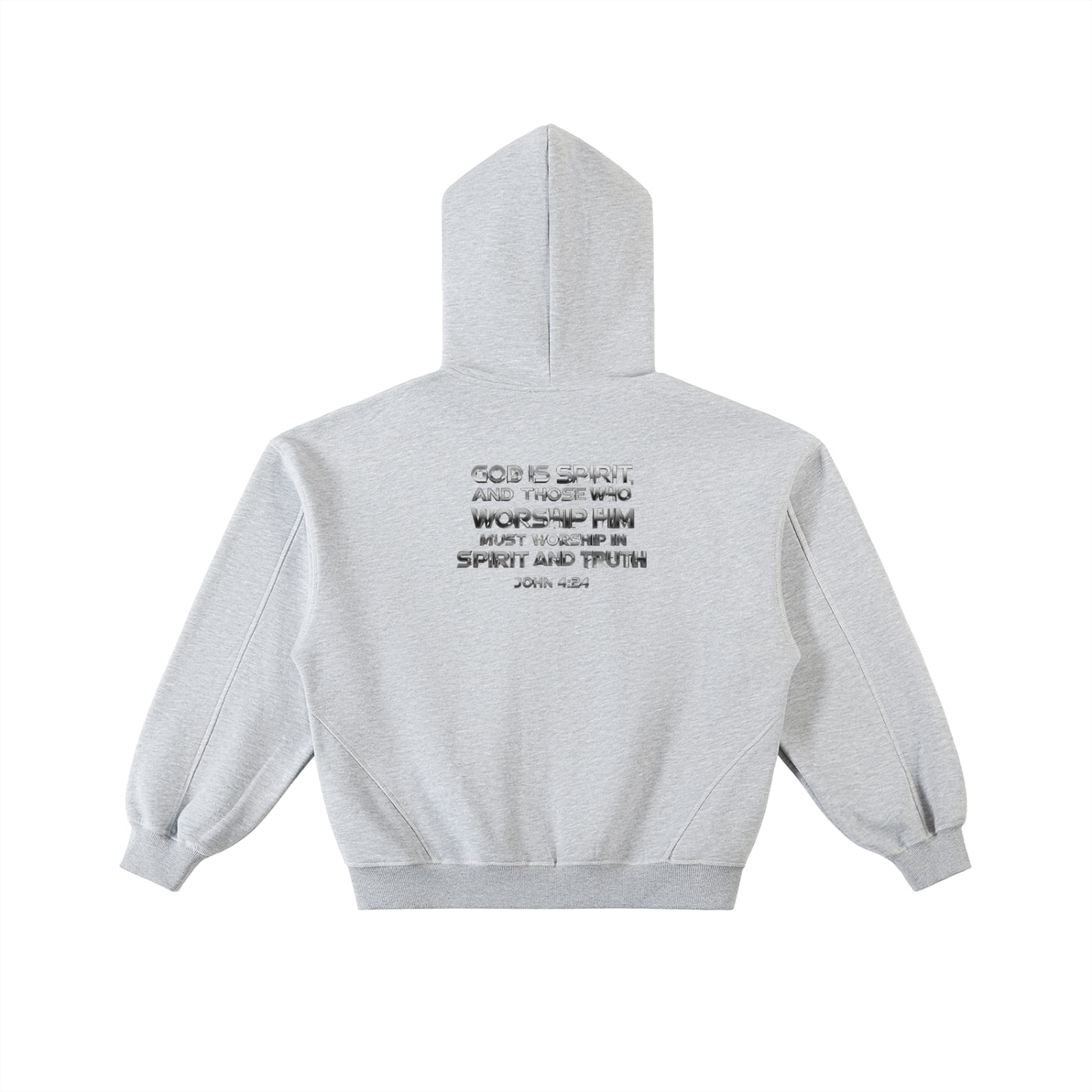 Unisex “SPIRIT&TRUTH” Boxy Zip Hoodie
