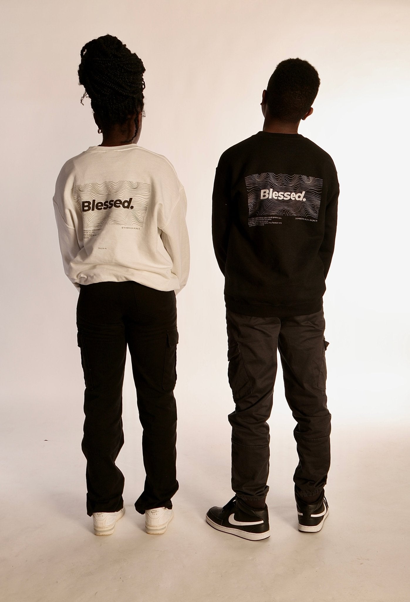 Unisex "BLESSED" Crewneck Sweatshirt - PSALMS34Clothing