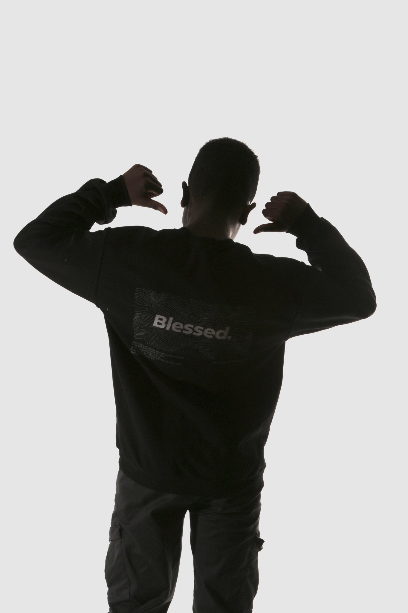 Unisex "BLESSED" Crewneck Sweatshirt - PSALMS34Clothing