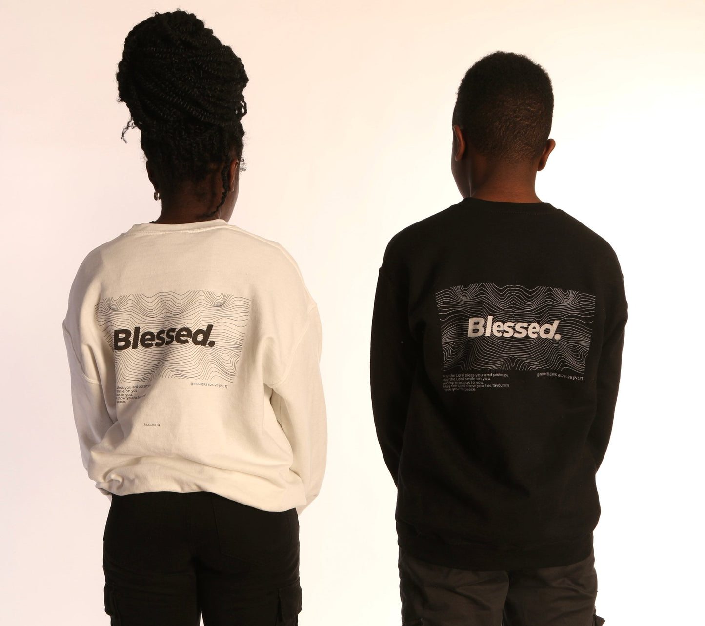 Unisex "BLESSED" Crewneck Sweatshirt - PSALMS34Clothing