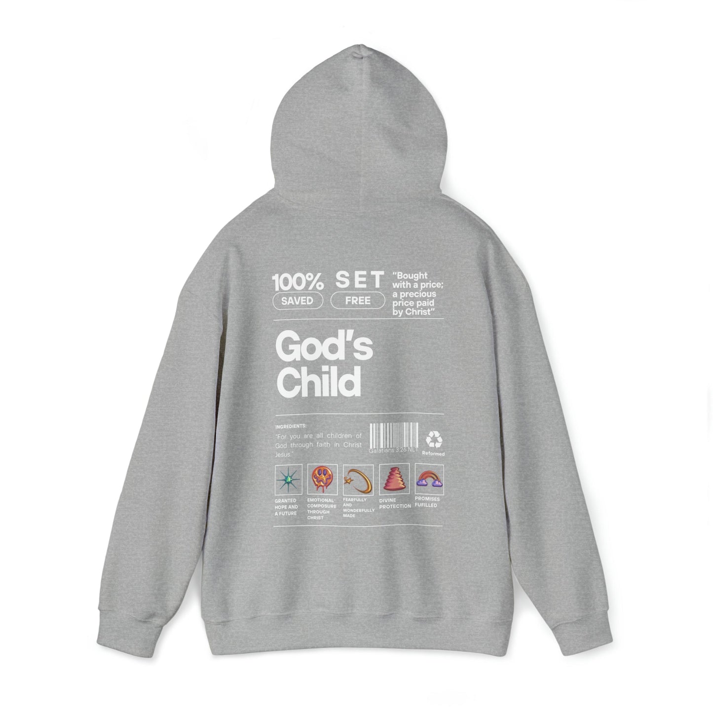 Unisex "GOD'S CHILD" Hoodie - PSALMS34Clothing