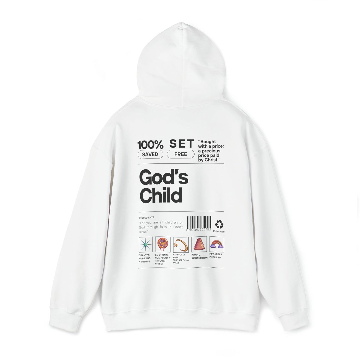 Unisex "GOD'S CHILD" Hoodie - PSALMS34Clothing