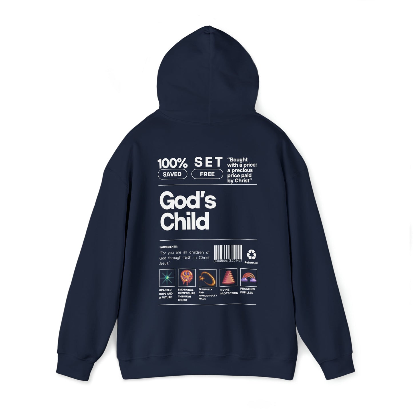 Unisex "GOD'S CHILD" Hoodie - PSALMS34Clothing