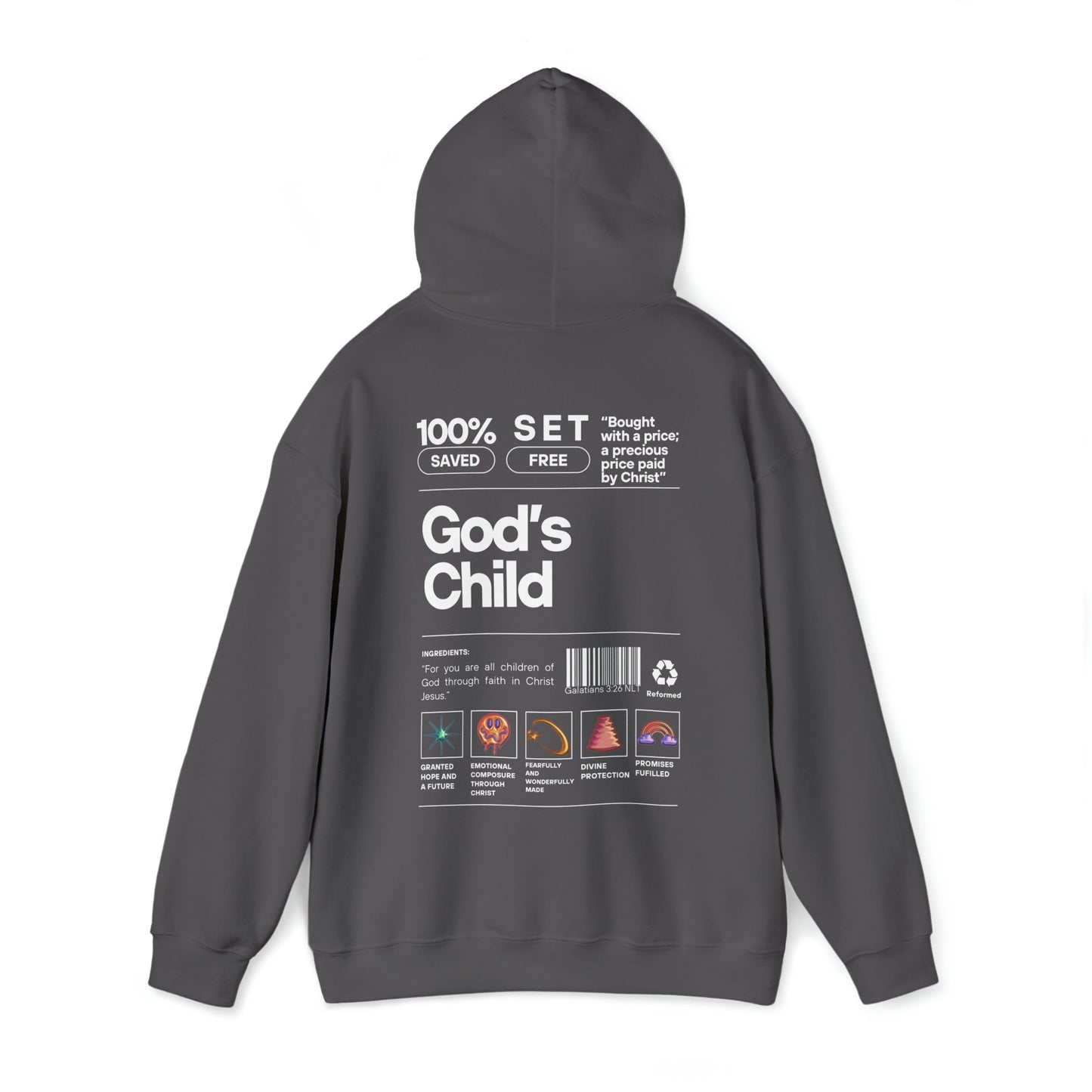 Unisex "GOD'S CHILD" Hoodie - PSALMS34Clothing
