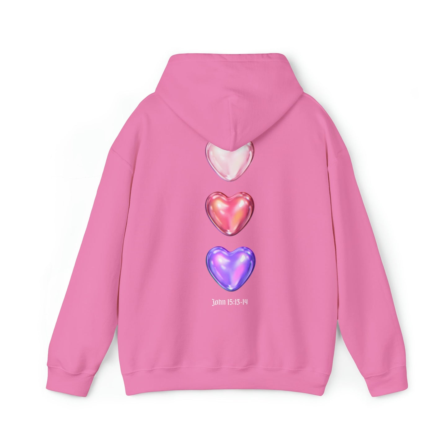 Unisex "GREATER LOVE" Hoodie - PSALMS34Clothing