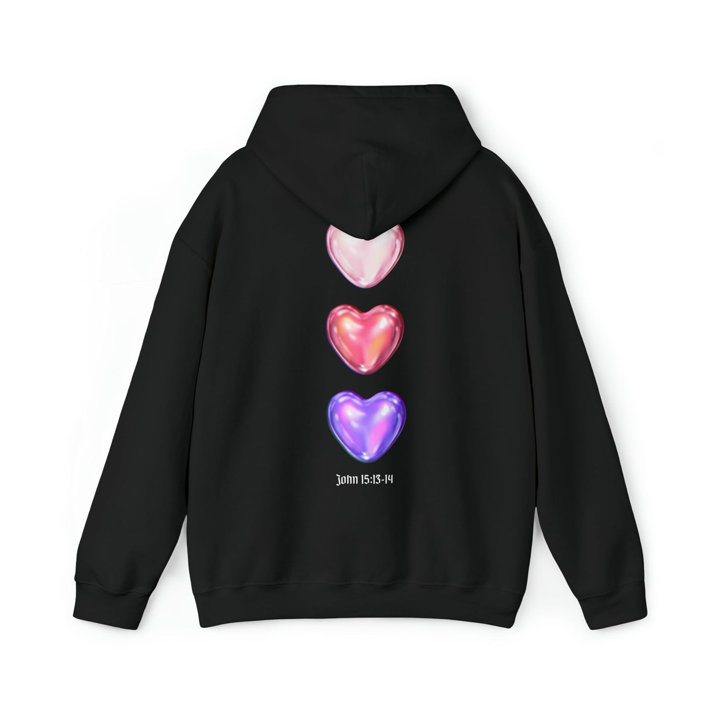 Unisex "GREATER LOVE" Hoodie - PSALMS34Clothing