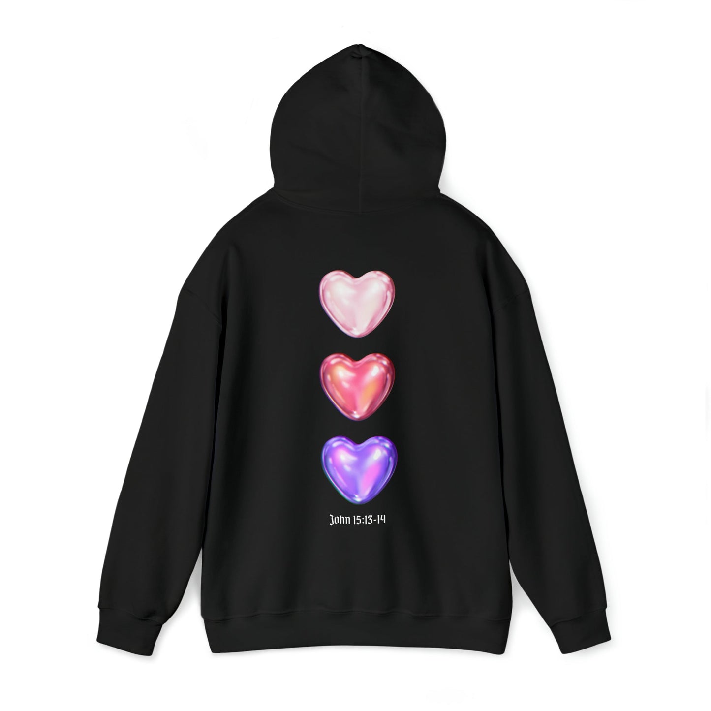 Unisex "GREATER LOVE" Hoodie - PSALMS34Clothing