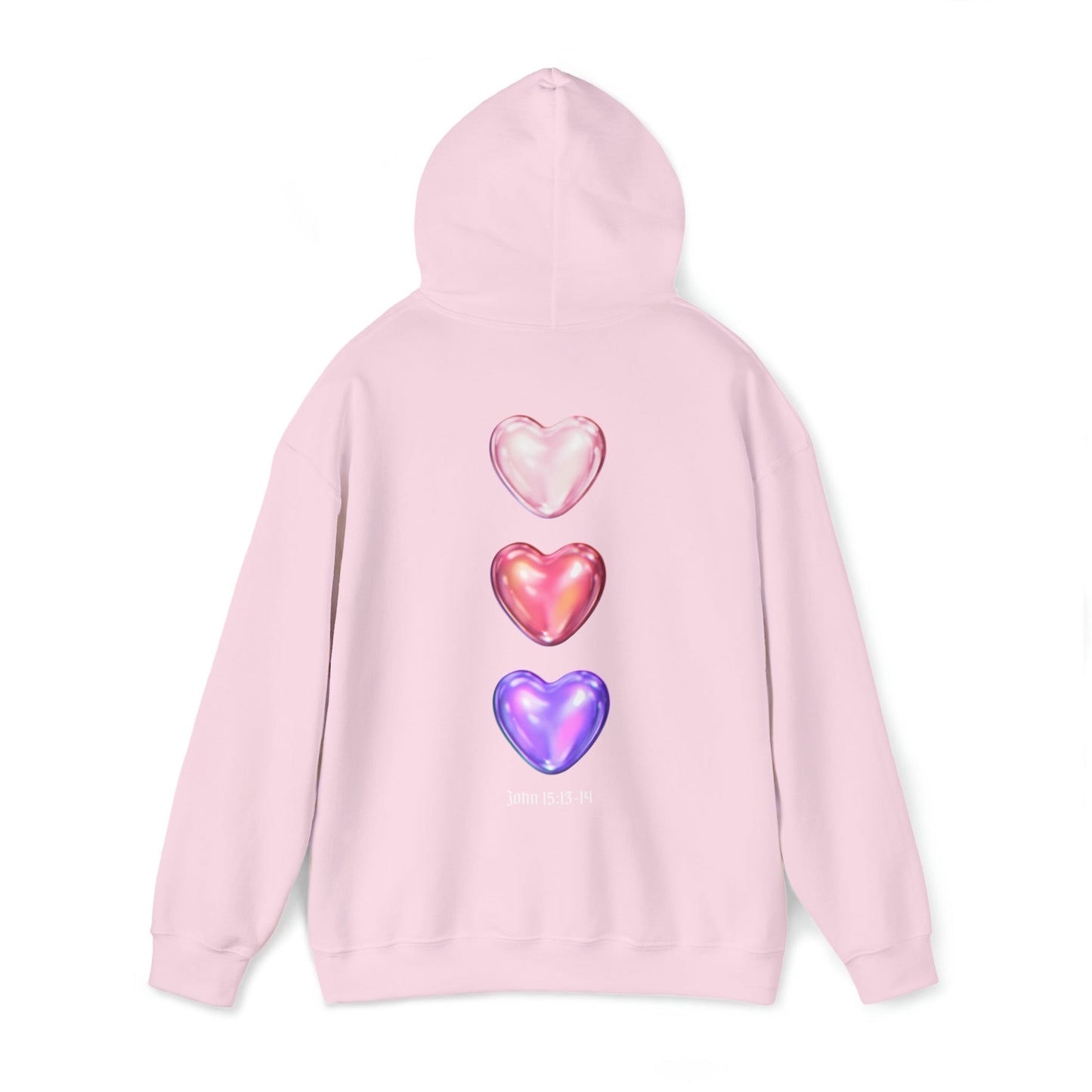 Unisex "GREATER LOVE" Hoodie - PSALMS34Clothing