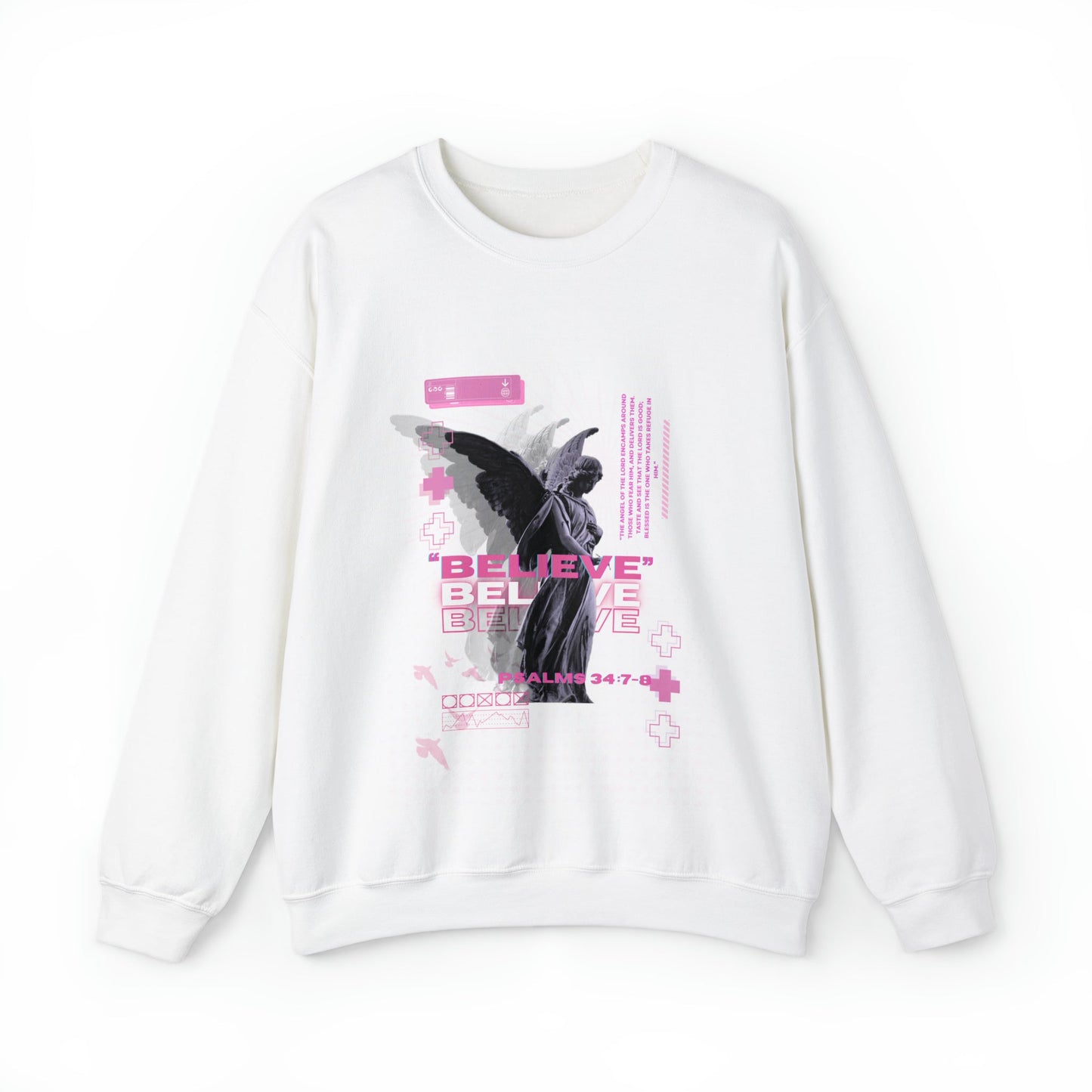 Unisex "PSALM 34" Sweatshirt - PSALMS34Clothing