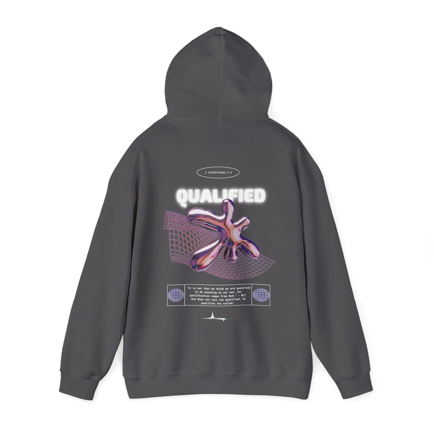 Unisex "QUALIFIED" Hoodie - PSALMS34Clothing
