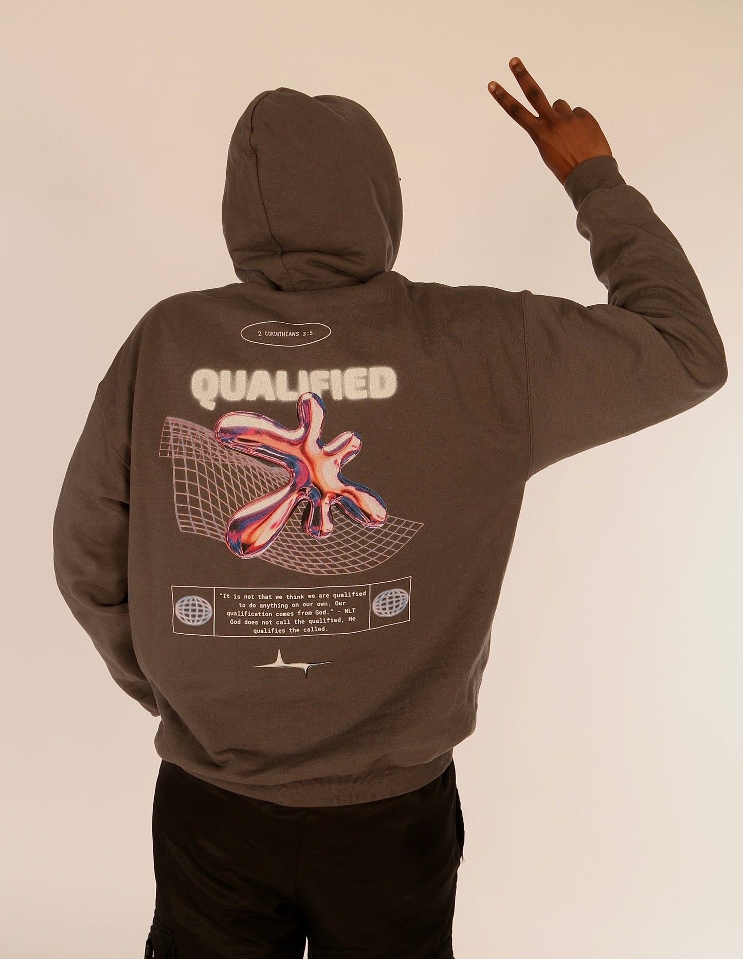 Unisex "QUALIFIED" Hoodie - PSALMS34Clothing