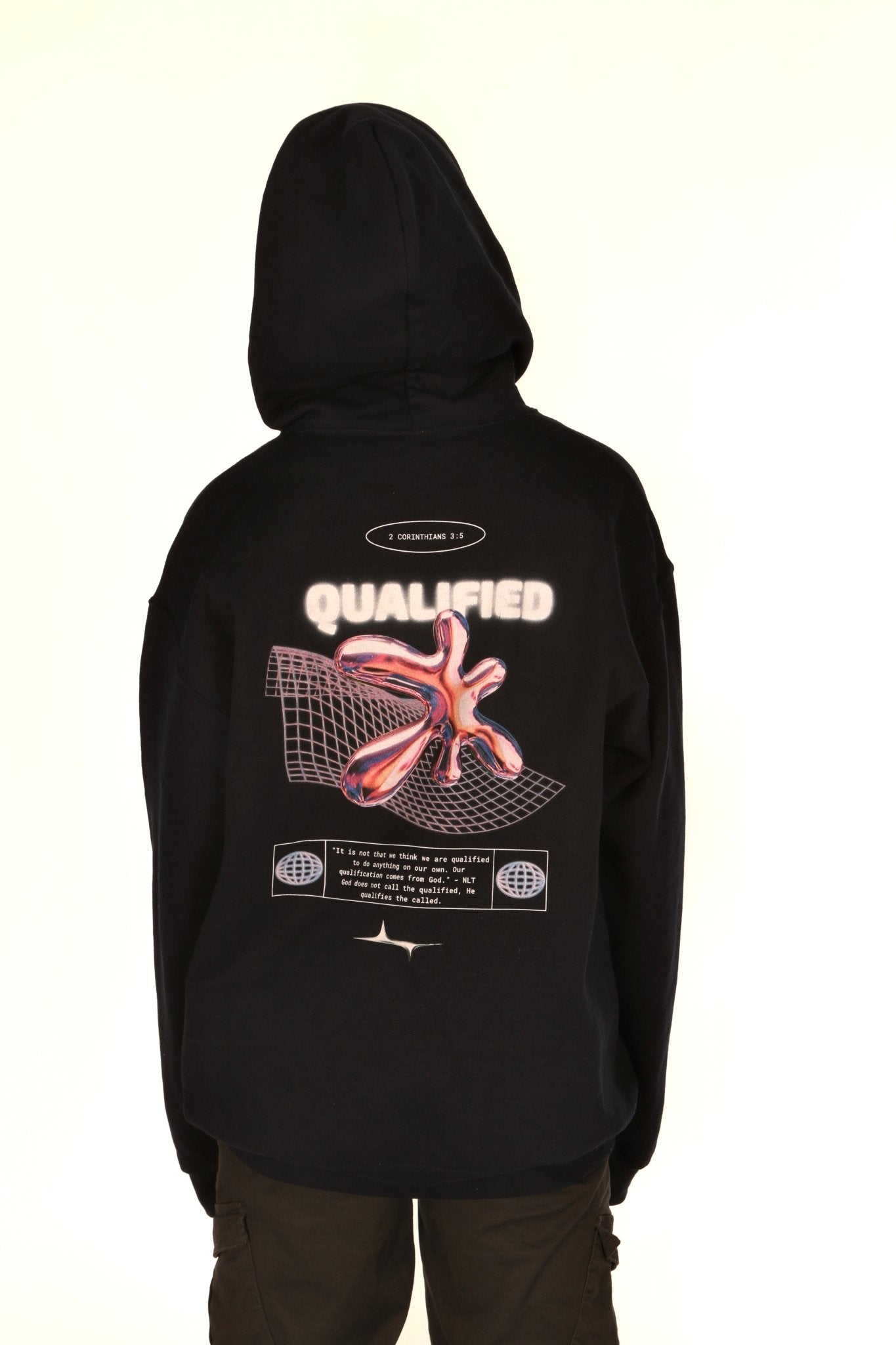 Unisex "QUALIFIED" Hoodie - PSALMS34Clothing