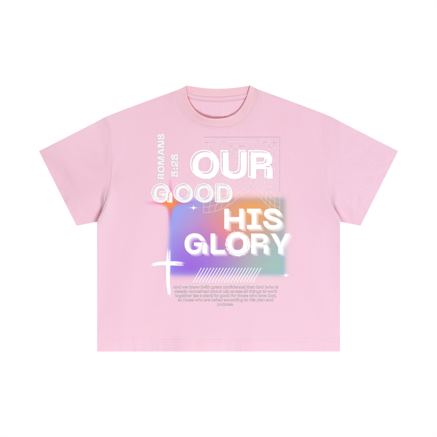 Unisex "HIS GLORY" Boxy T-Shirt
