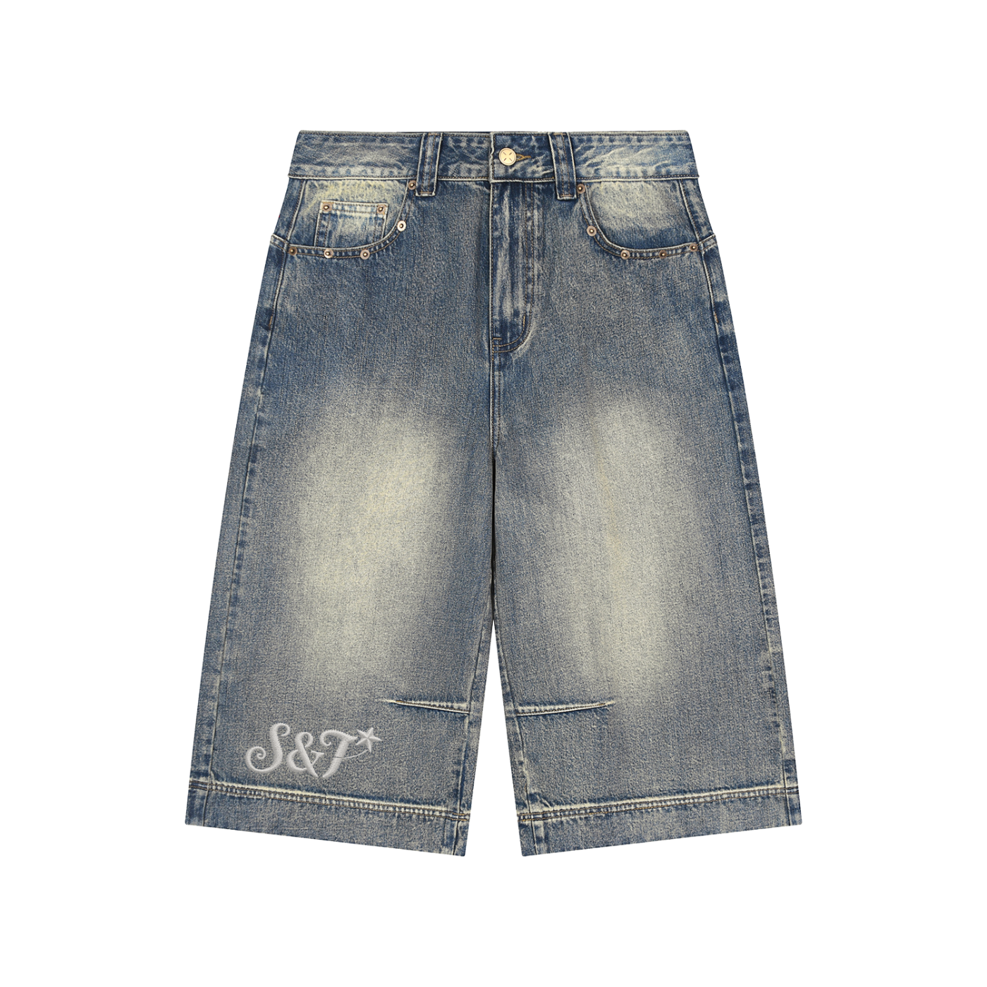 Unisex "SPIRIT&TRUTH" White Jorts