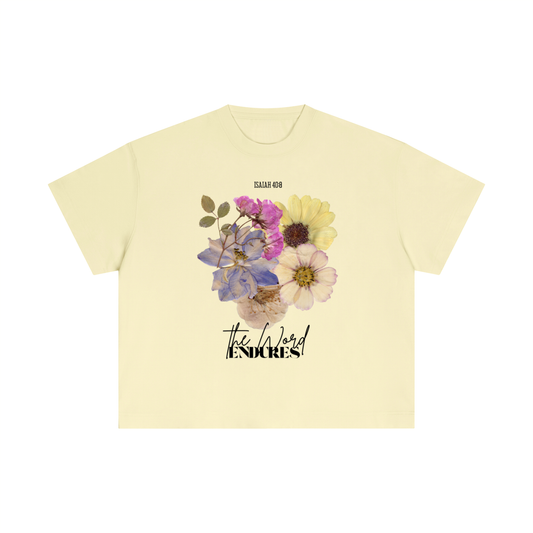 Women's "ENDURES" Butter Boxy Tee