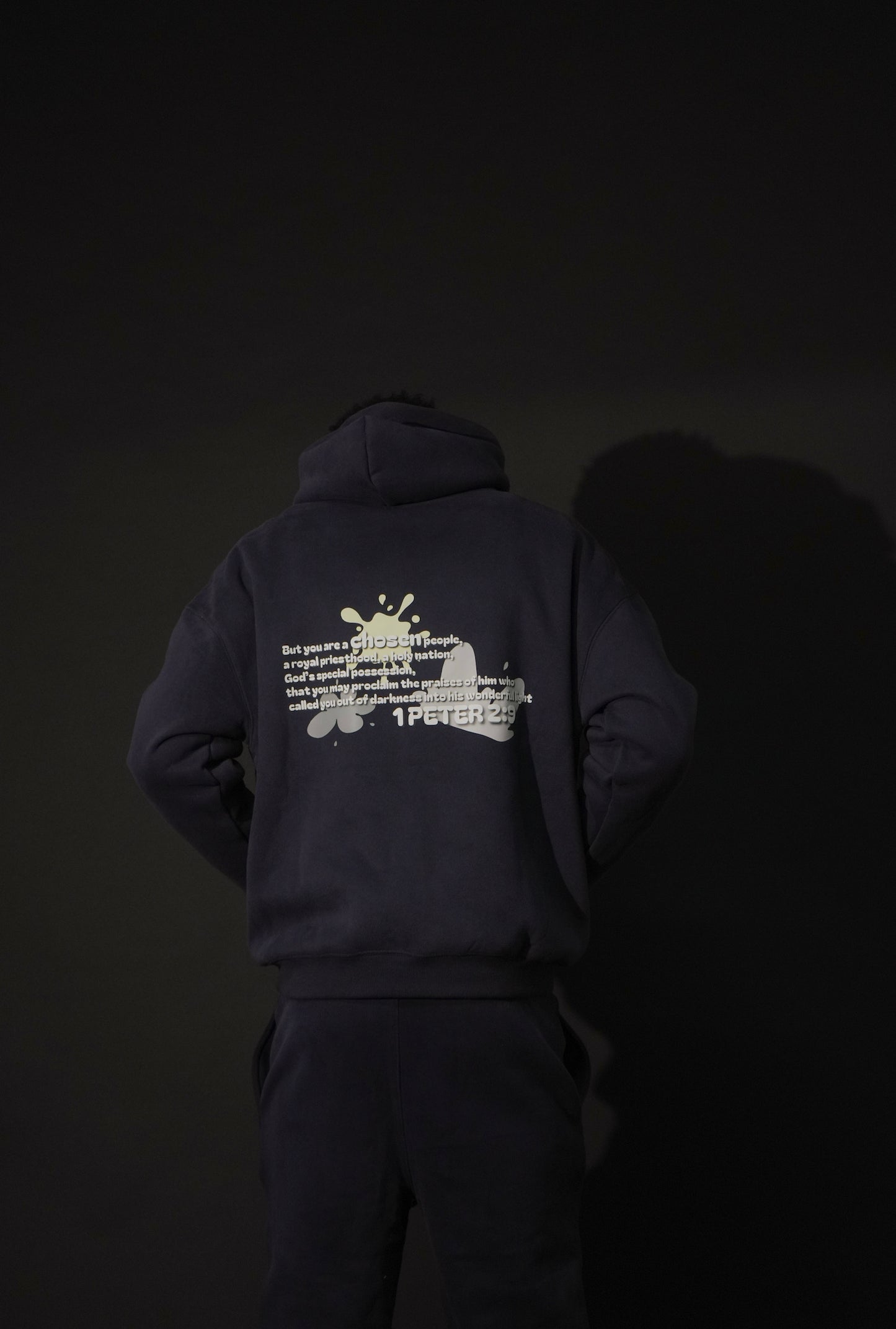 Unisex "I AM CHOSEN" Oversized Fleece Hoodie