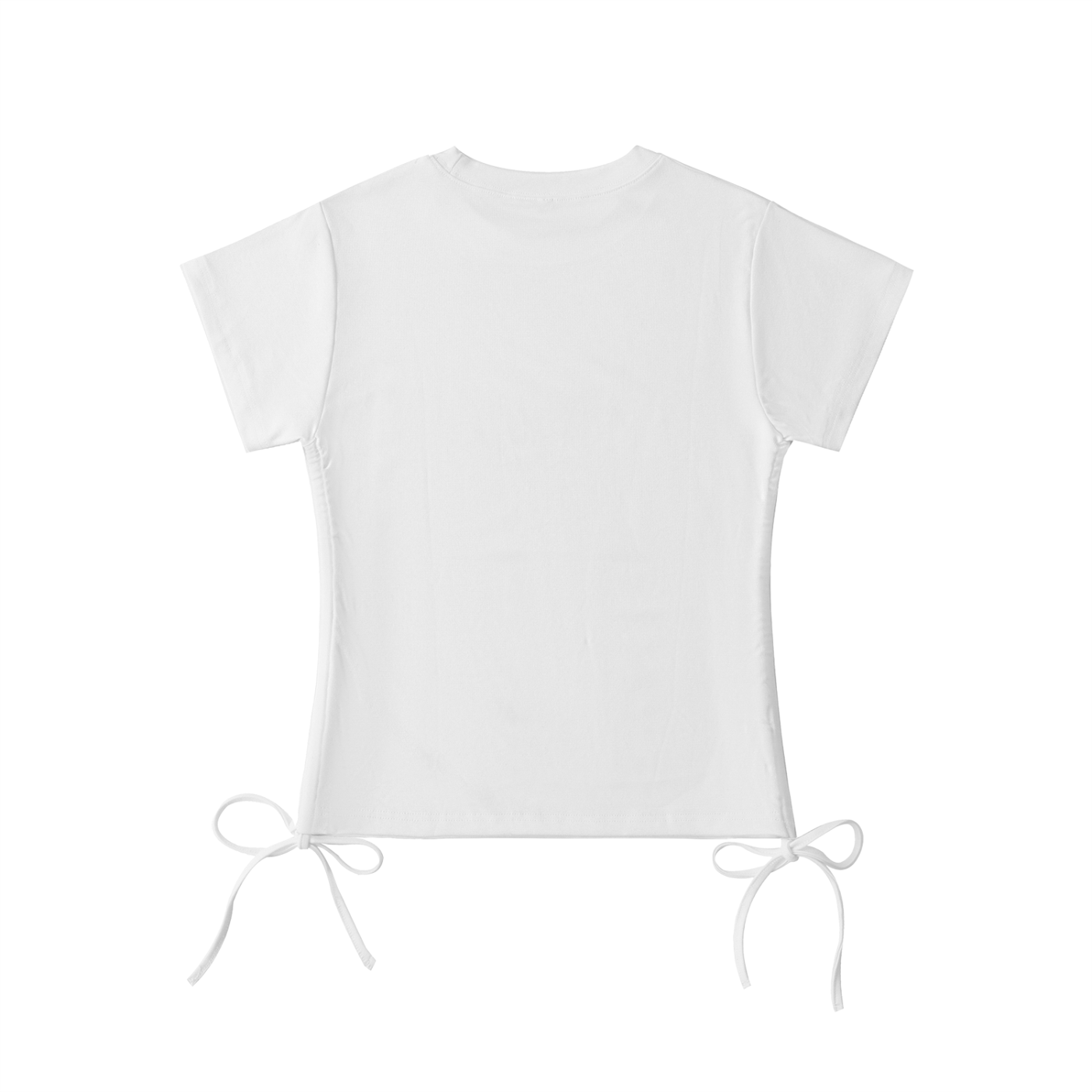 Women's "ENDURES" White Drawstring Tee