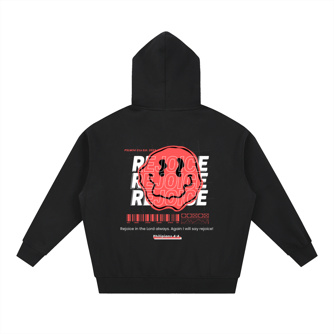 Unisex Cherry "REJOICE" Zip Up Hoodie