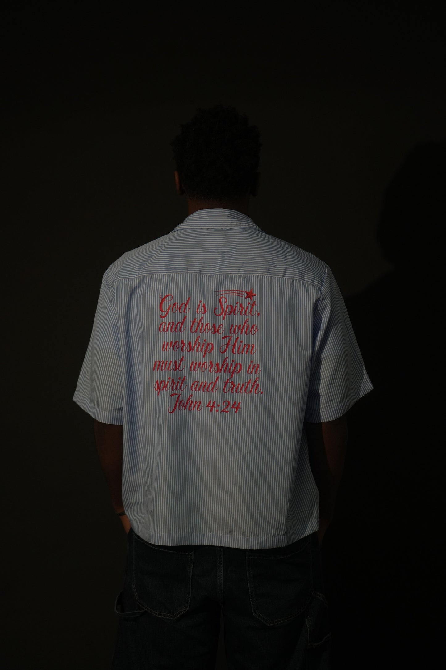 Unisex “SPIRIT&TRUTH” Oversized Boxy Shirt