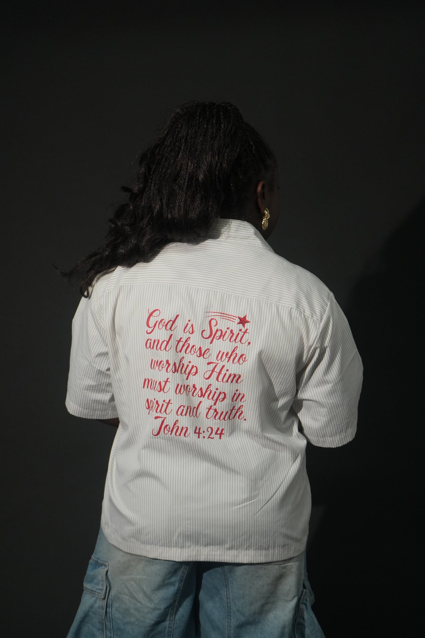 Unisex “SPIRIT&TRUTH” Oversized Boxy Shirt