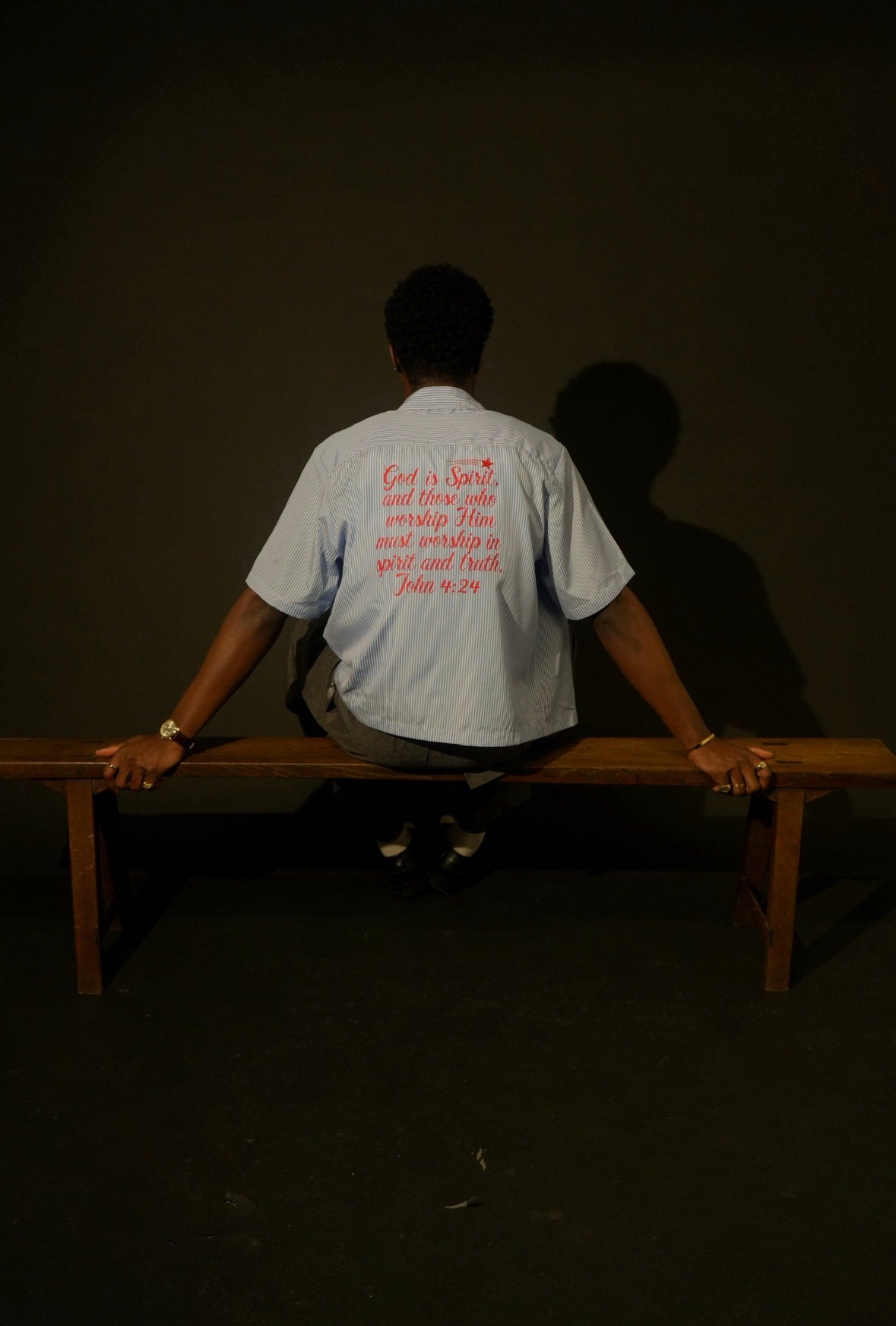 Unisex “SPIRIT&TRUTH” Oversized Boxy Shirt