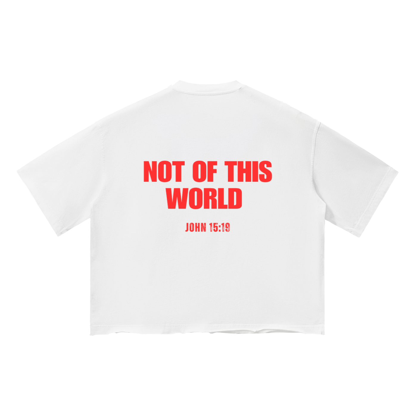 Unisex "NOT OF THIS WORLD"  Vintage  Boxy Tee