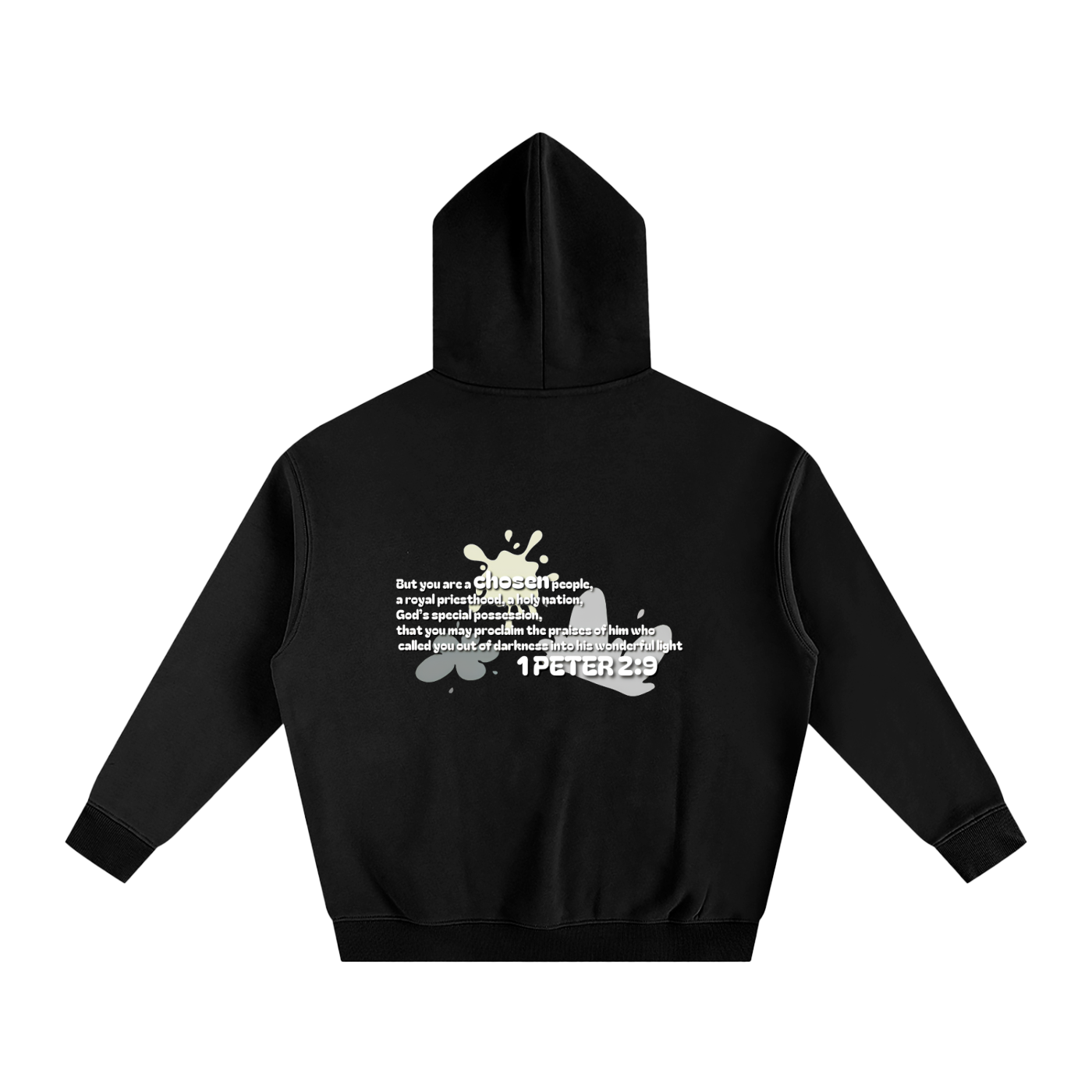 Unisex "I AM CHOSEN" Oversized Fleece Hoodie