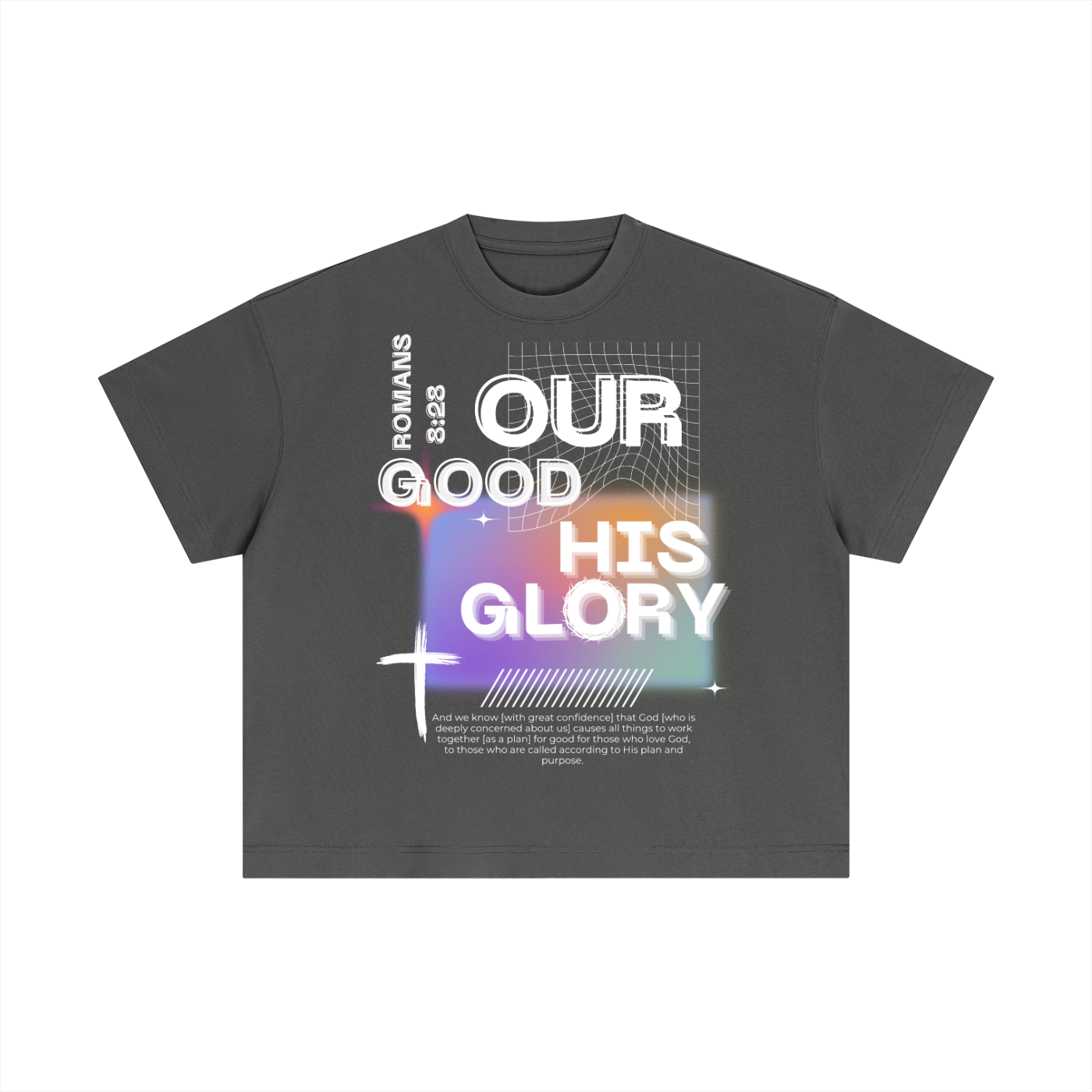 Unisex "HIS GLORY" Boxy T-Shirt