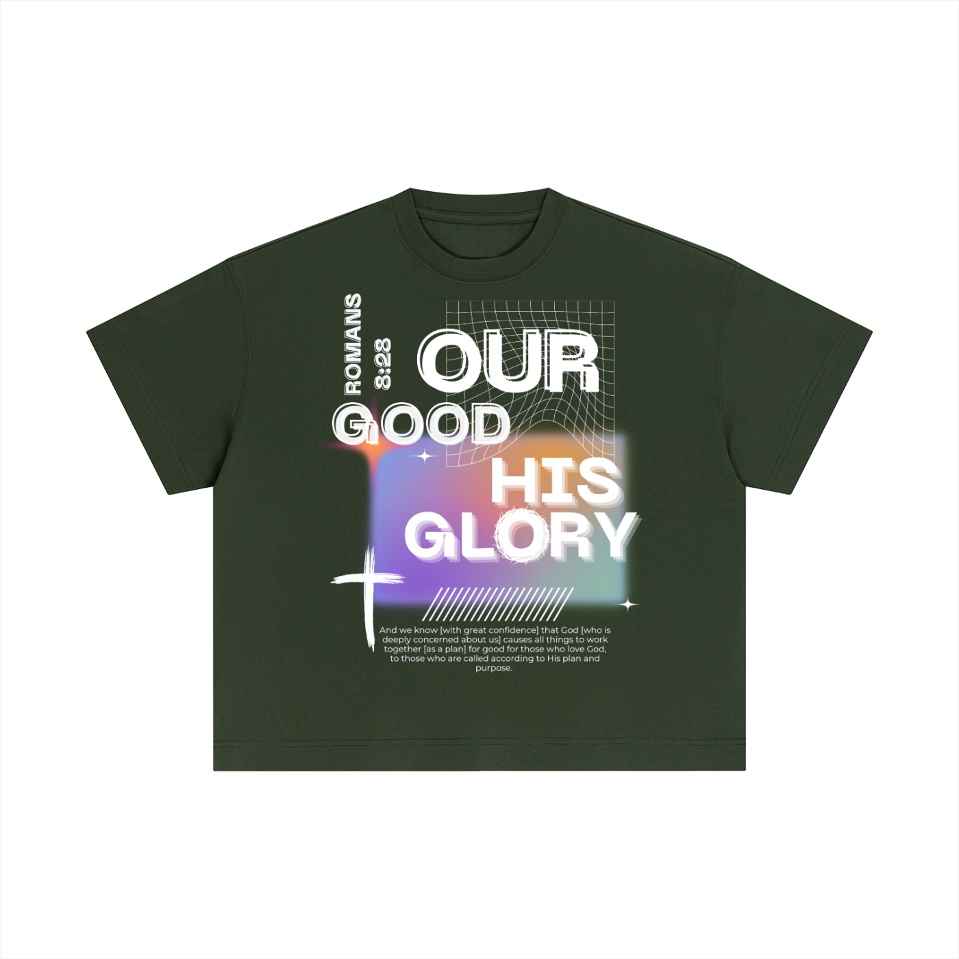 Unisex "HIS GLORY" Boxy T-Shirt