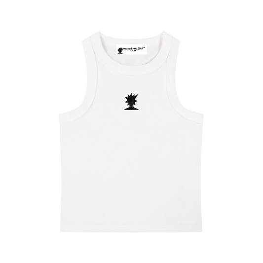 Women's P34 White Washed Vest Top