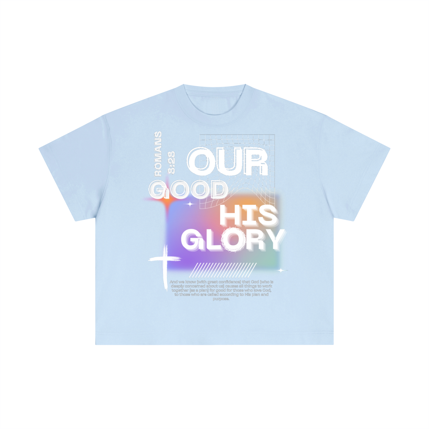 Unisex "HIS GLORY" Boxy T-Shirt