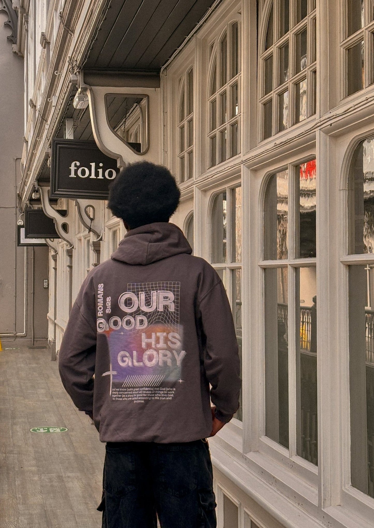 "HIS GLORY" Unisex Full Zip Hoodie - PSALMS34Clothing