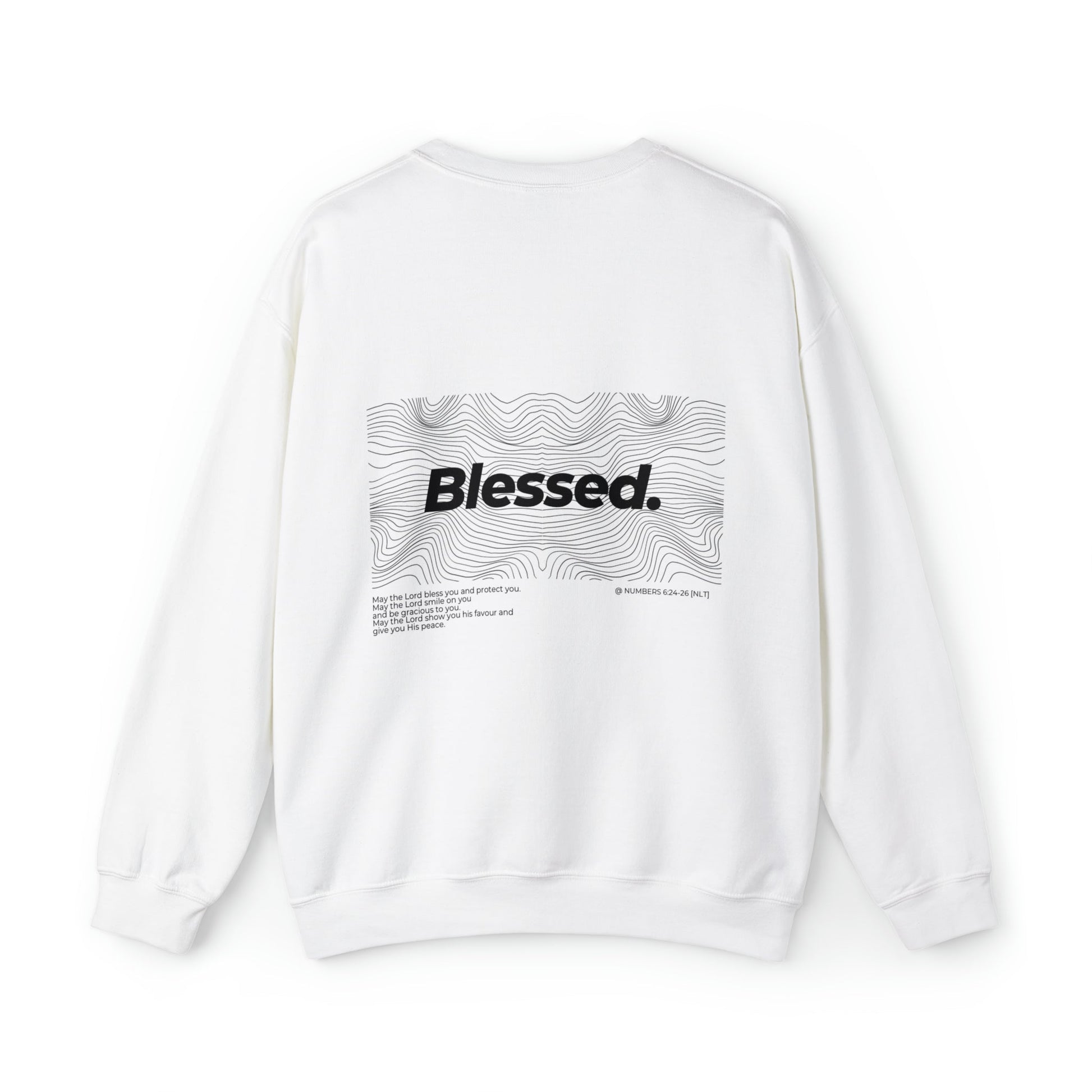 Unisex "BLESSED" Crewneck Sweatshirt - PSALMS34Clothing