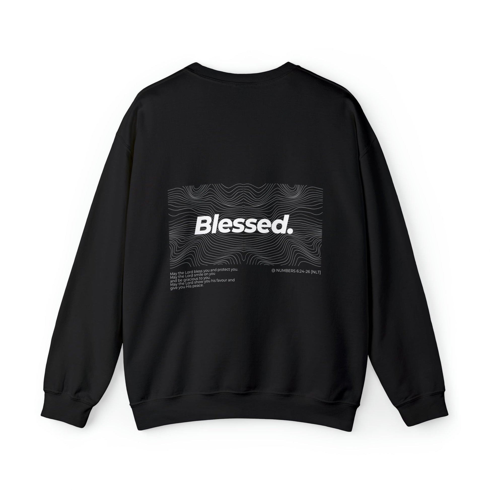 Unisex "BLESSED" Crewneck Sweatshirt - PSALMS34Clothing