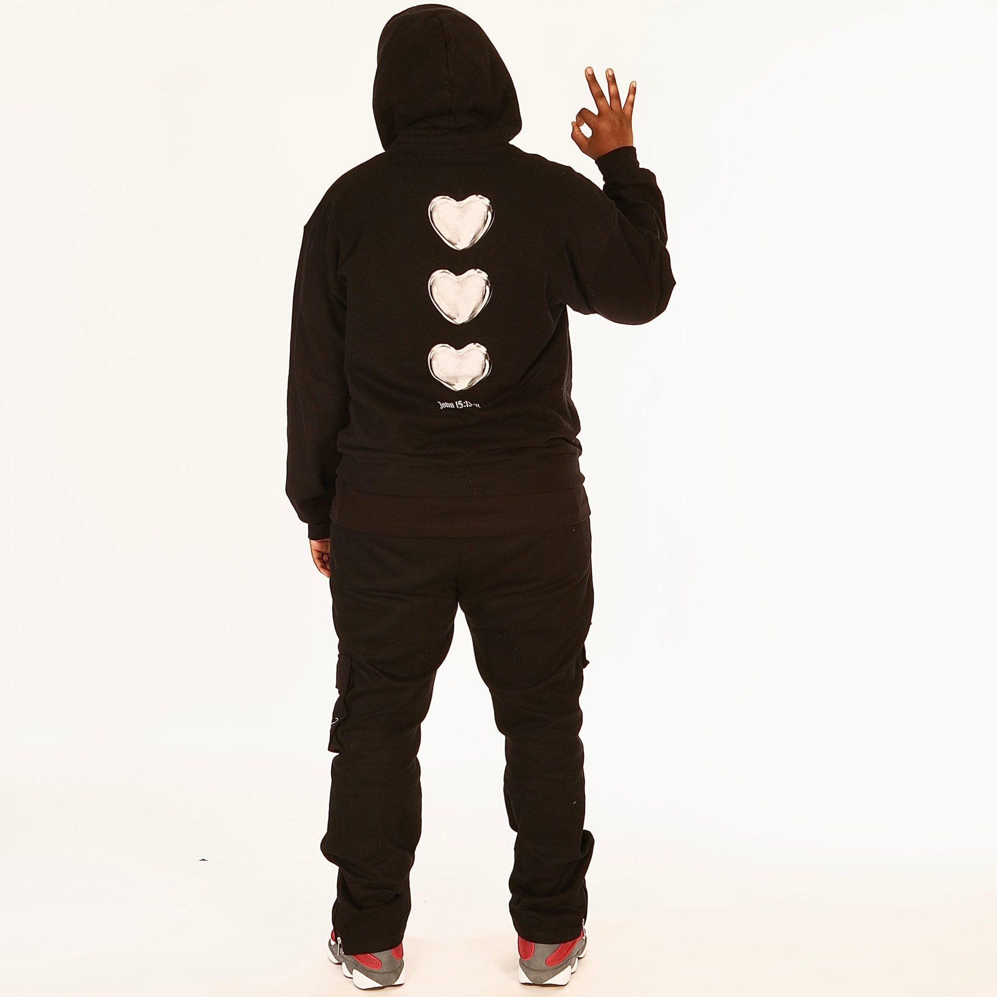 Unisex "GREATER LOVE" Hoodie - PSALMS34Clothing