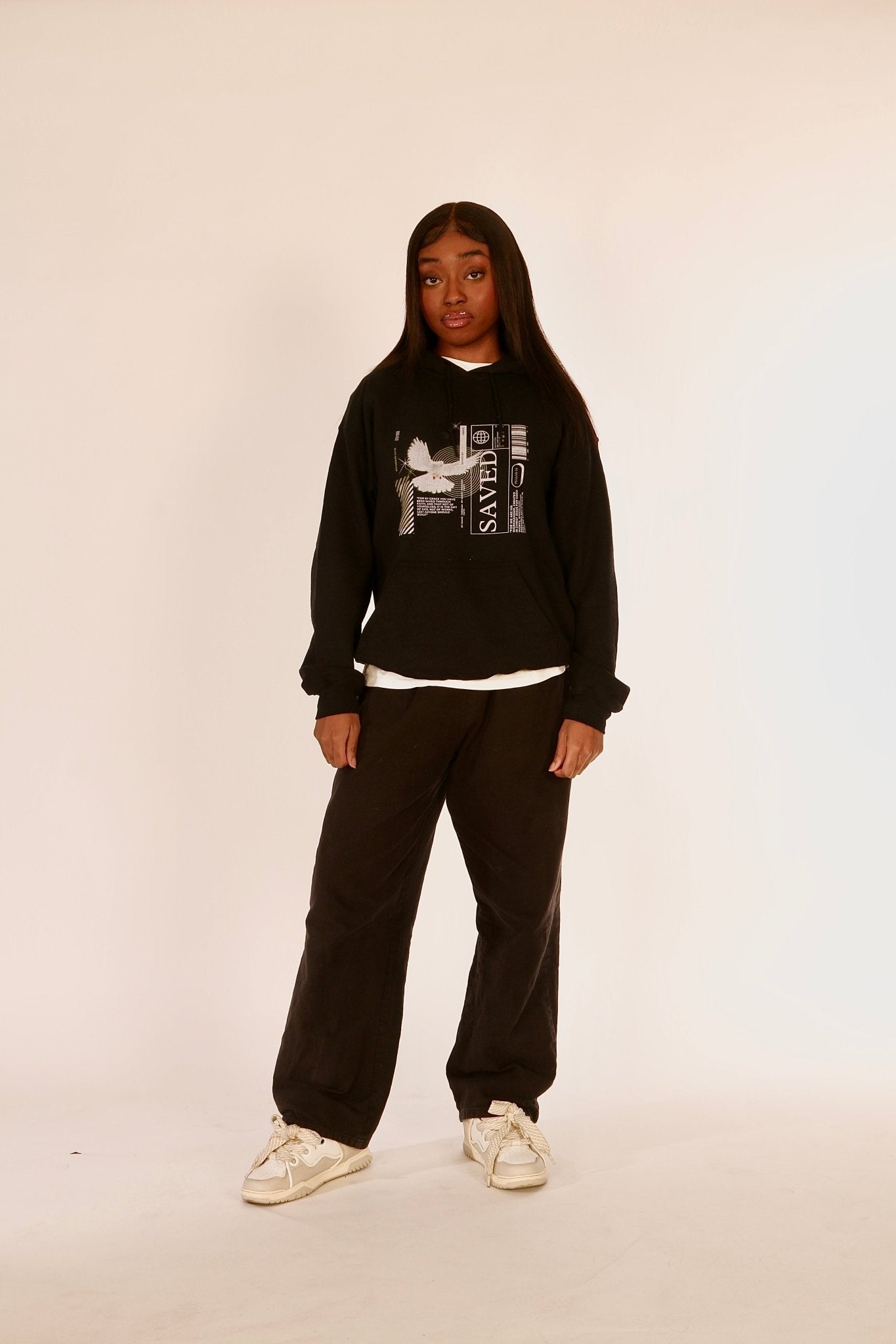 Unisex "SAVED BY GRACE" Hoodie - PSALMS34Clothing